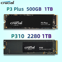 OEM Package Crucial SSD P3 Plus 500GB 1TB  PCIe Gen4 3D NAND NVMe M.2 2280 & P310 1TB  built-in solid-state drive