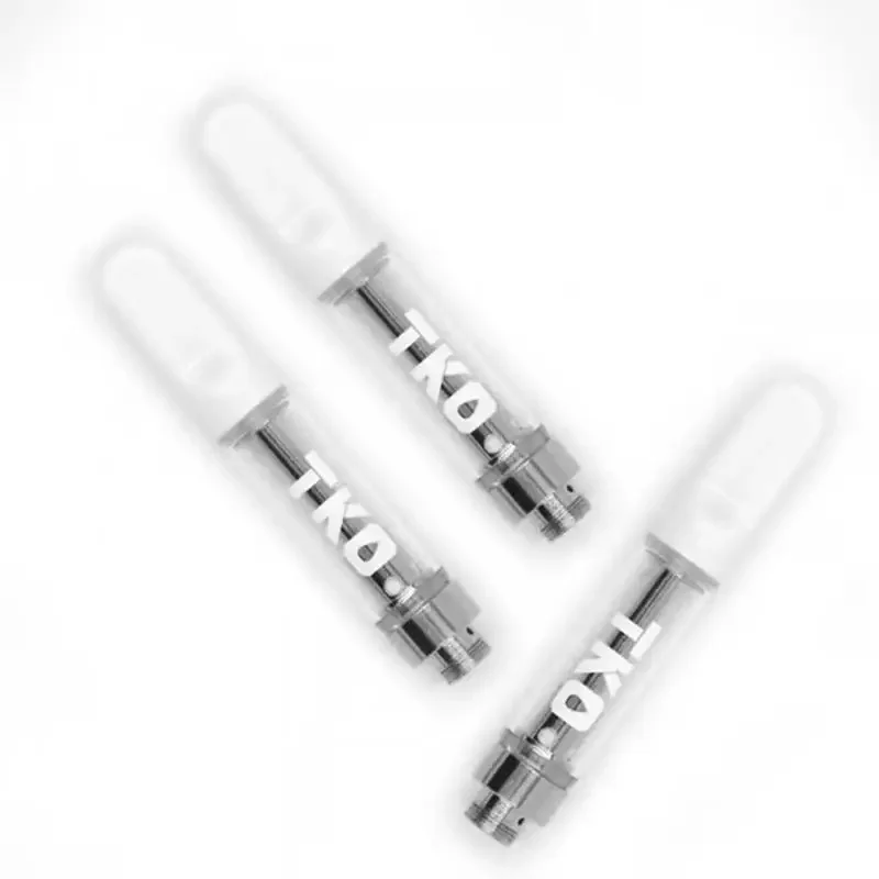 100 قطعة/الوحدة TKO Vape خراطيش عربات البخاخات 0.8 مللي 1.0 مللي السيراميك لفائف خرطوشة خزان 510 سميكة النفط المرذاذ القلم E السجائر #5