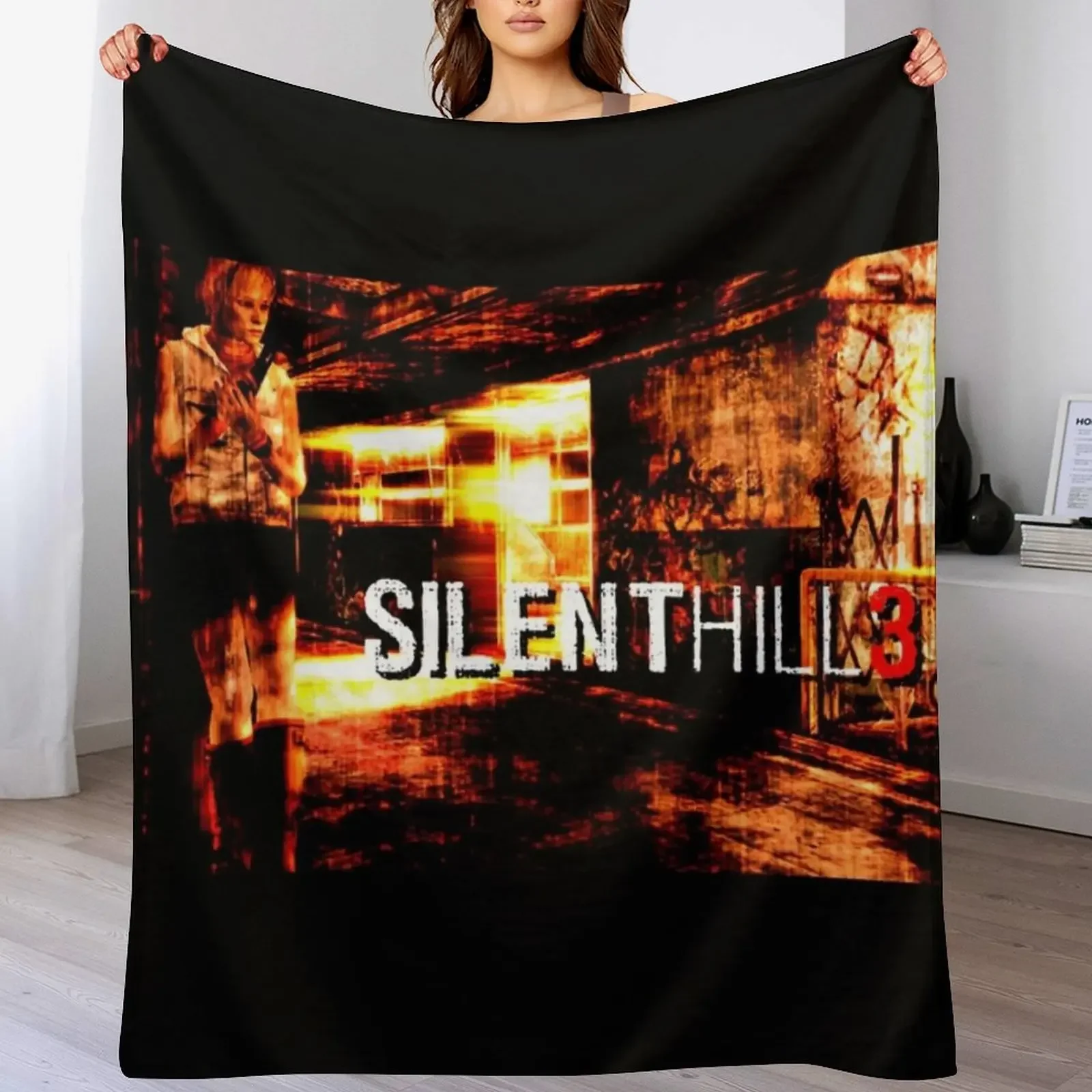Silent Hill 3 Throw Blanket All Season Soft Lightweight Blanket for Home