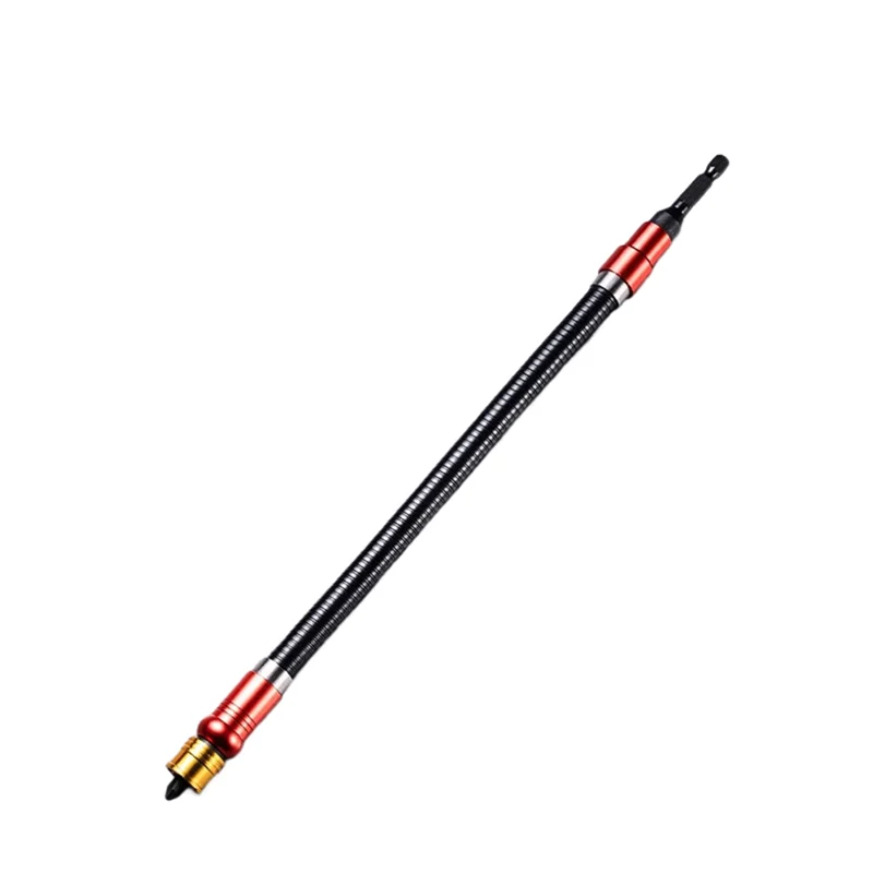 Extensão flexível do suporte da broca da chave de fenda para bocados de broca, bocados de eixo de extensão da broca sextavada elástica dobrável eixo macio ba
