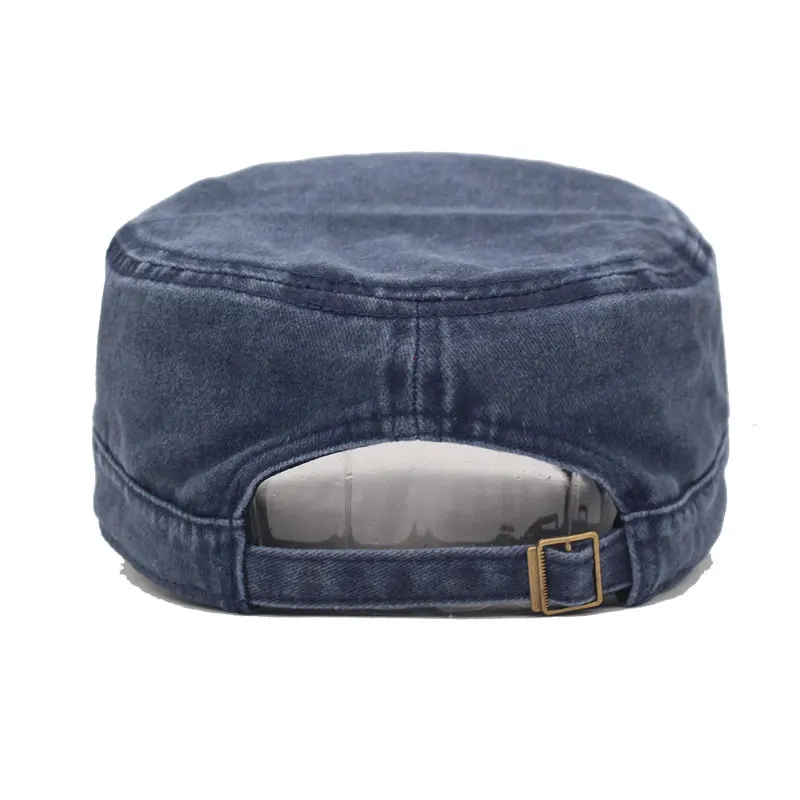 Moda bawełna Vintage mężczyźni czapki wojskowe kobiety stałe Gorras czapki kapelusze dla kobiet płasko zakończony kości regulowany kobieta armia