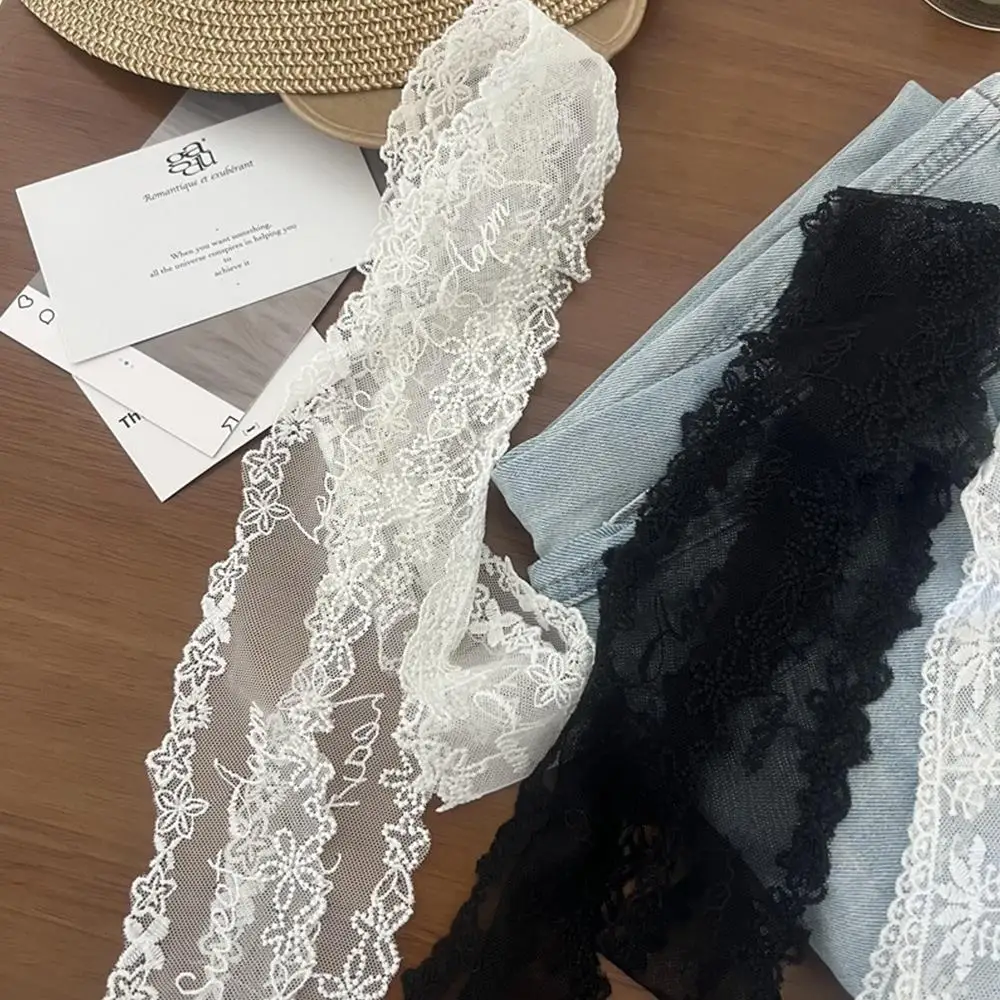 

Sweet Skinny Ribbon Long Lace Waistband Adjustable Tie Up Embroidery Hair Scarf Thin Dress Jeans Belt DIY Fashion Headscarf