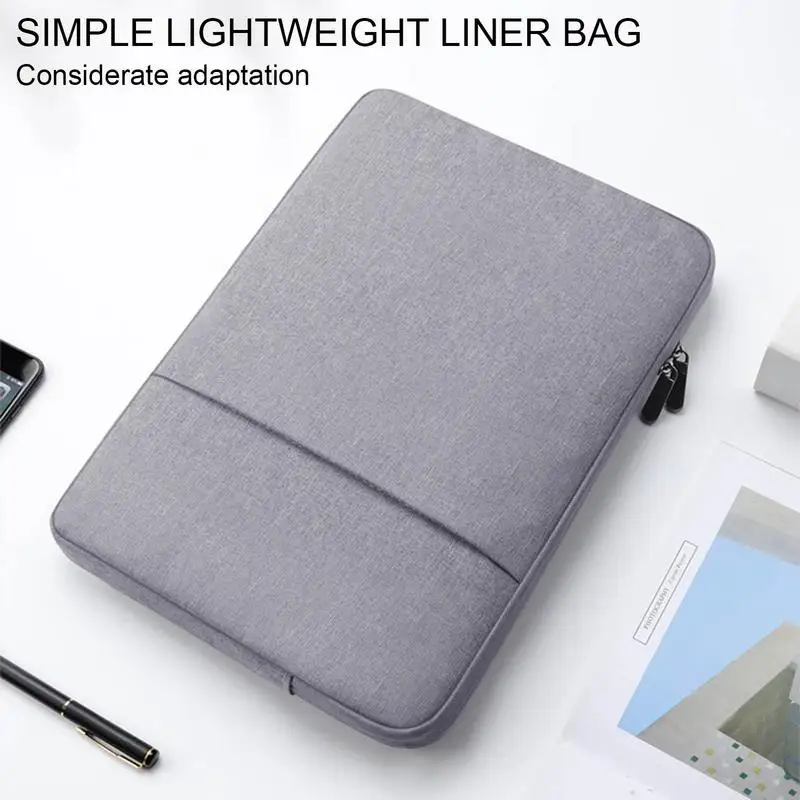 Laptop Pouch Bag Shockproof Carrier Bag For Notebook Tablet Protective Laptop Carrying Bag With Front Pocket Sleeve Protector