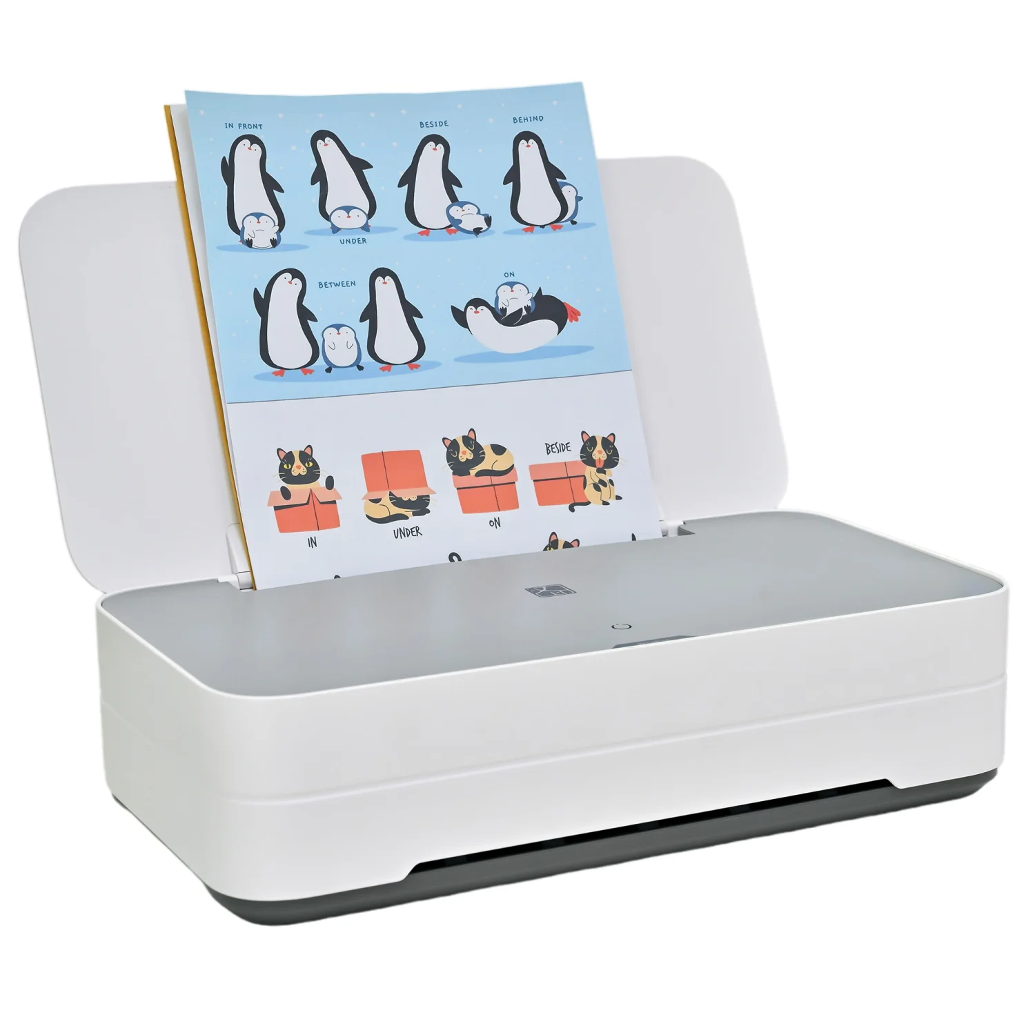 HPRT V1 A4 Color Inkjet Printer WIFI Students Home Office File Photo Printing