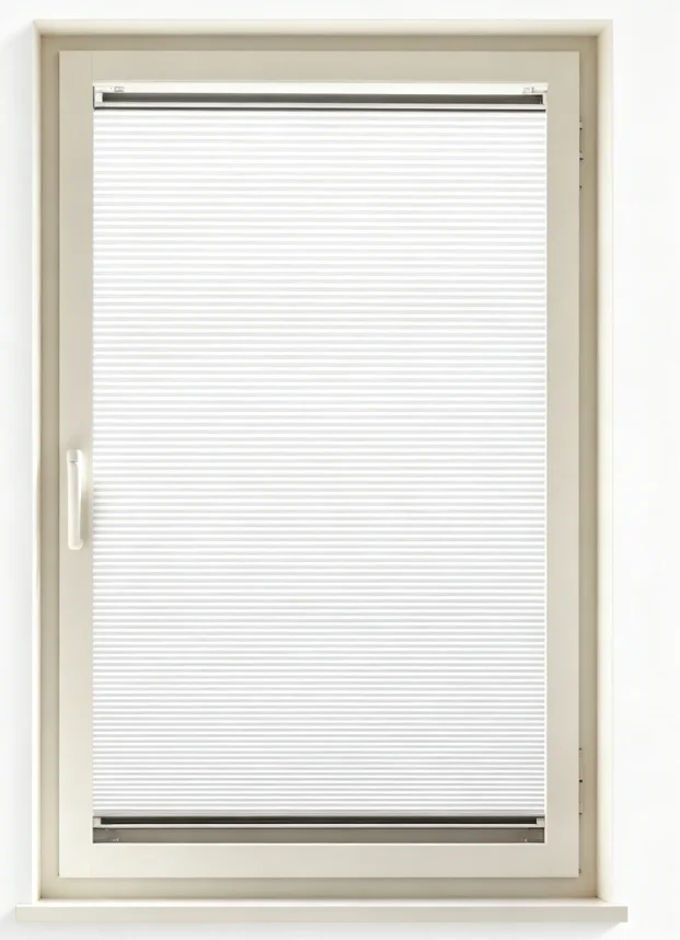 Pleated Blind 2 in 1 Blackout & Mosquito Net for Roof Window, Thermal Insulation Privacy Window Shade