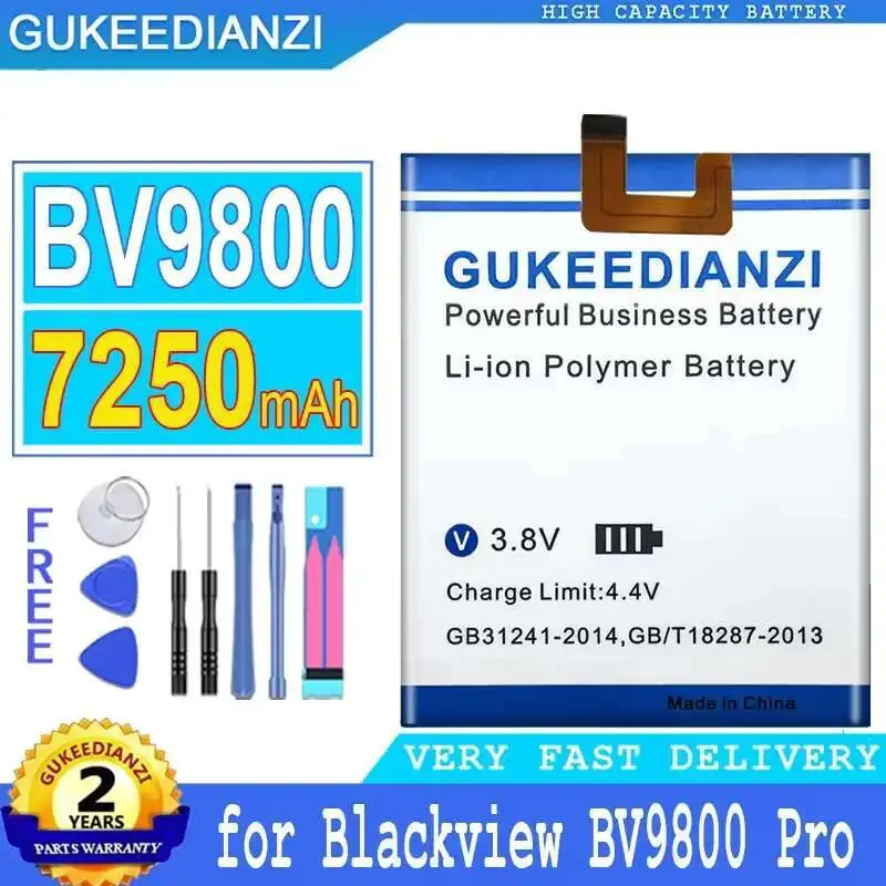 

For Blackview BV9800 Pro Mobile Phone Battery Environmentally Friendly 7250Mah High Compatibility