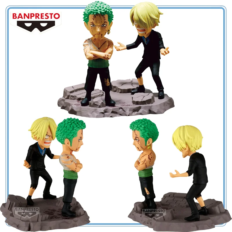 

【100%Authentic】BANDAI Spirits Original One Piece Roronoa Zoro Sanji Log Stories World Collectable Figure Nani Mo Nakatta
