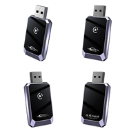CLCU 2 in 1 Wireless CarPlay Android Auto Smart Dongle WiFi Adapter Plug & Play Convert Wired Android Auto to Wireless