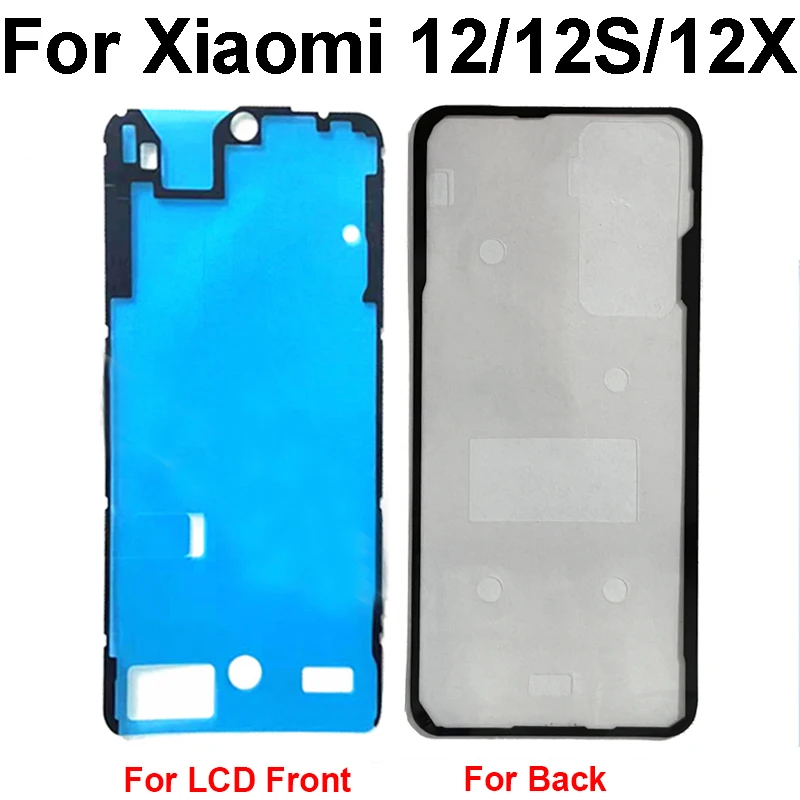 For Xiaomi 12 12X 12S 12 Pro Lite 12s Ultra Front LCD Screen Adhesive Back Battery Housing Cover Glue Tape with Rear Camera Glue
