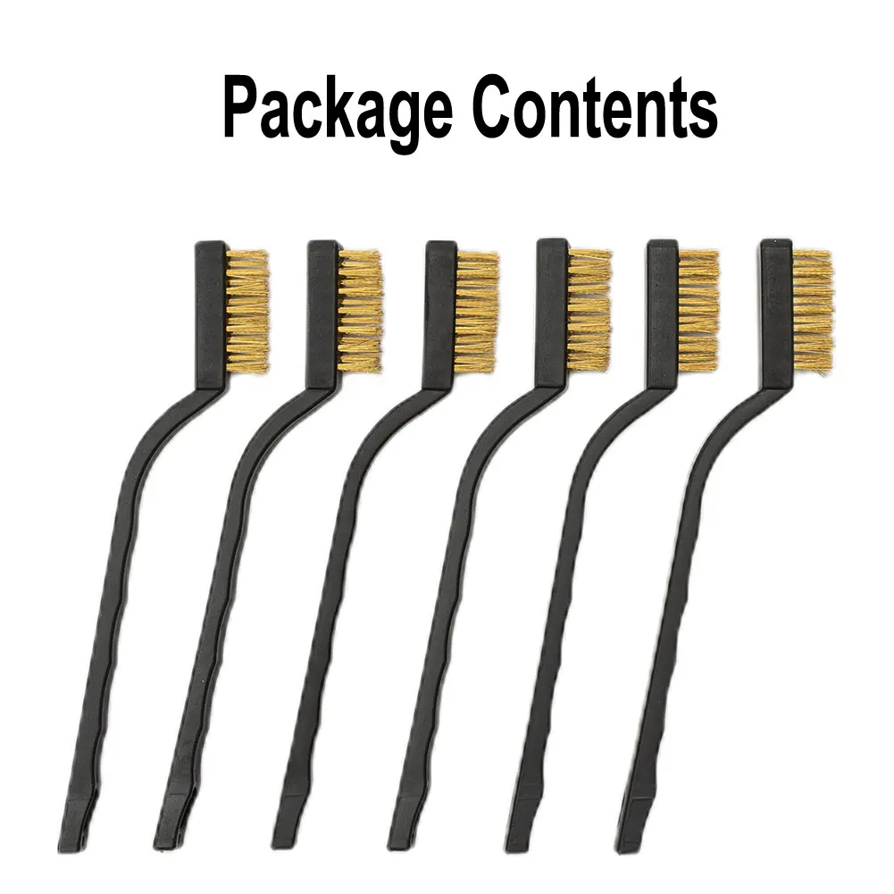 Kit caliente nuevas piezas cepillo de alambre cepillo de dientes 7 pulgadas limpieza Industrial DIY escoria 170mm acero inoxidable 17cm soldadura