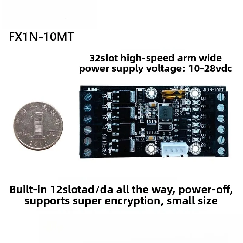 PLC industrial control board programmable controller FX1N-10MT delay module plc programmable logic controller