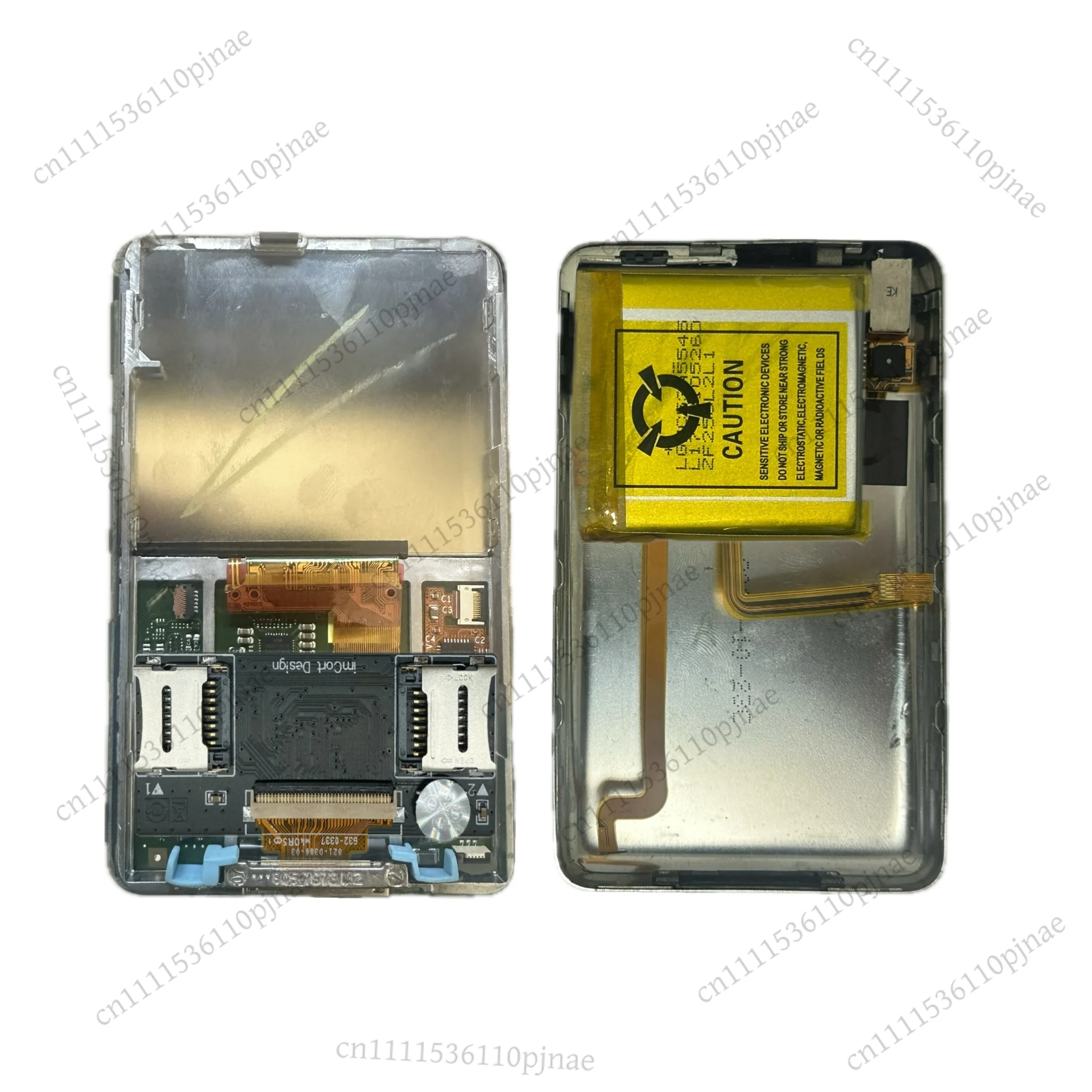 For iPod Classic 5Gen 5.5Gen 6Gen 6.5Gen 7Gen M1634GAL 160GB iFlash Double Card Micro SD Adapter Support 64GB-1TB