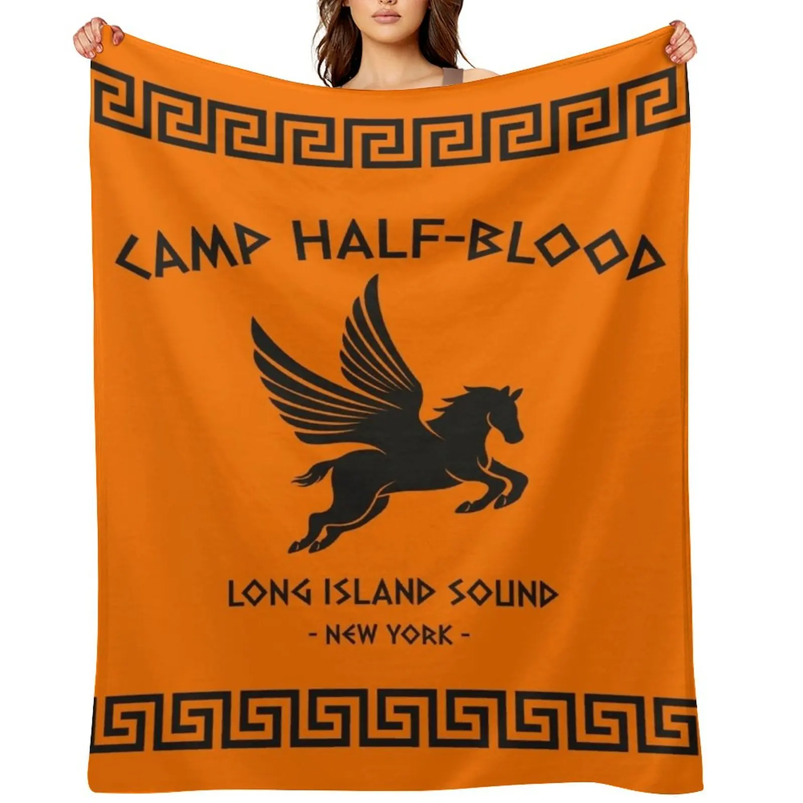 

Camp Half-Blood Throw Blanket Softest warm winter For Sofa Thin Beach Blankets