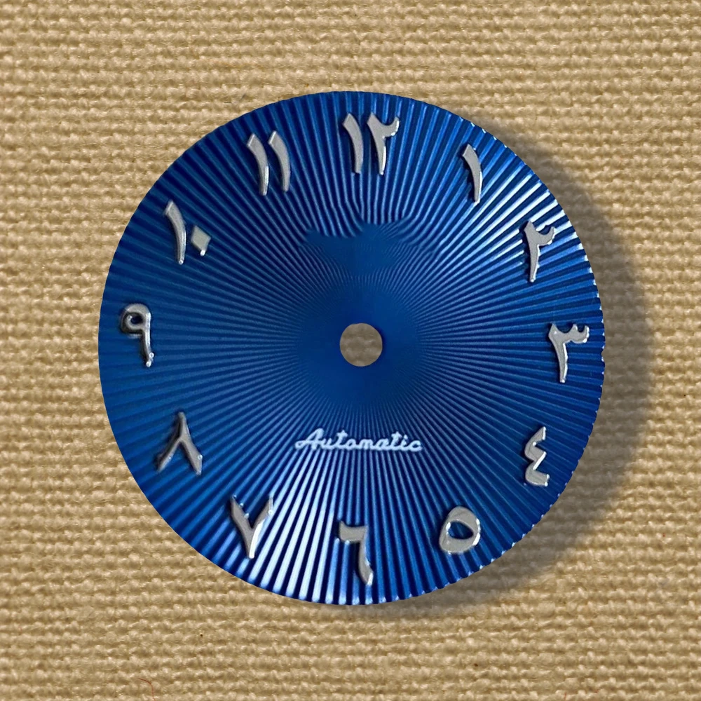 جودة عالية 28.5 مللي متر S شعار عربي NH35 قرص 3/3.8/4.2 تاج الساعة مناسب لحركات NH35/NH36 ملحقات NH35