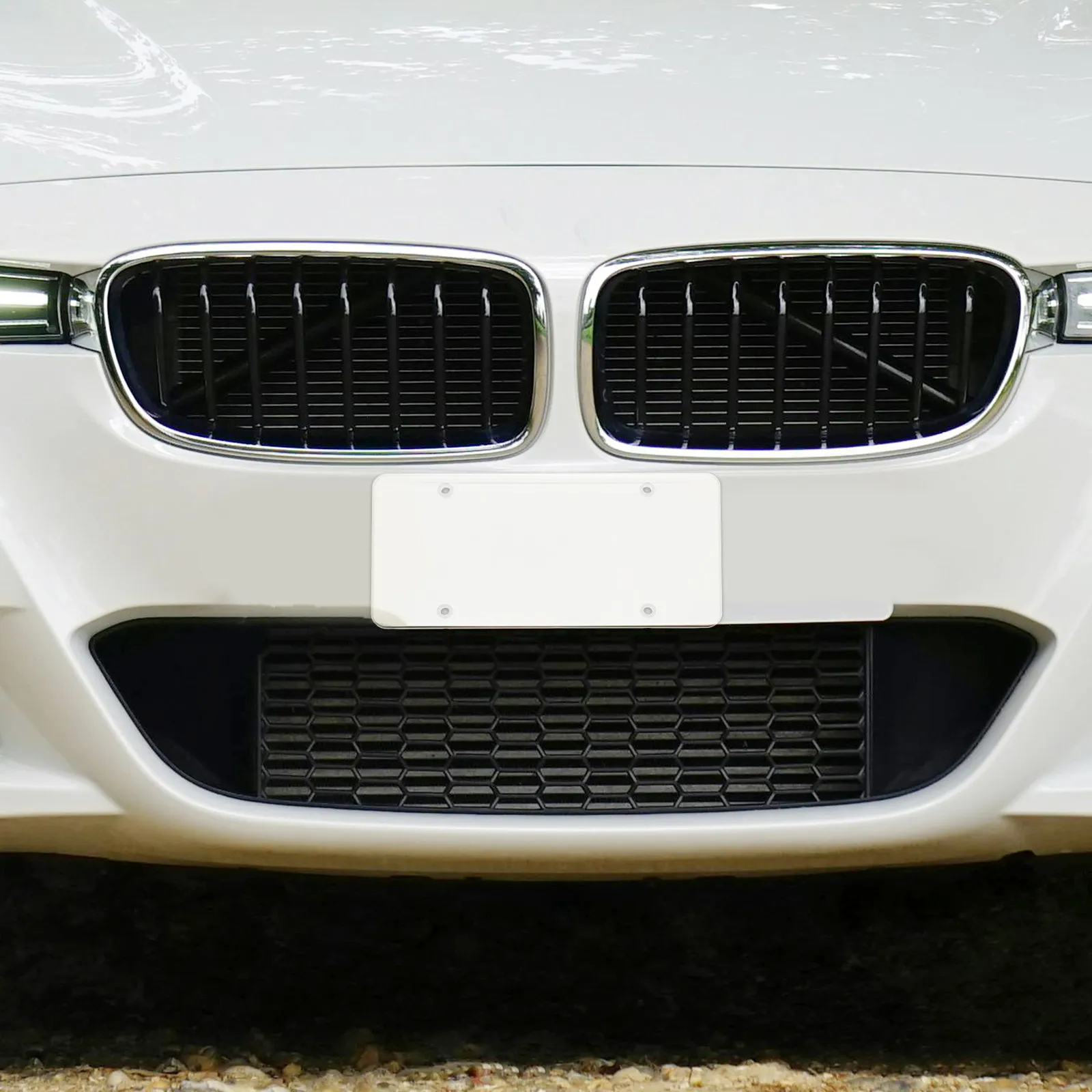 

2pcs Transparent Car License Car Frame For Women Plate Frame Kit with Nuts for Protector Accessories