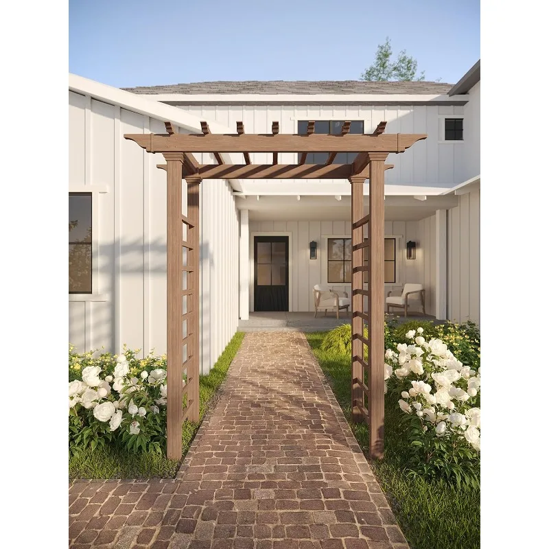 

Gazebo Trellis details to support your climbing plants and flowers, suitable for gardens, patios