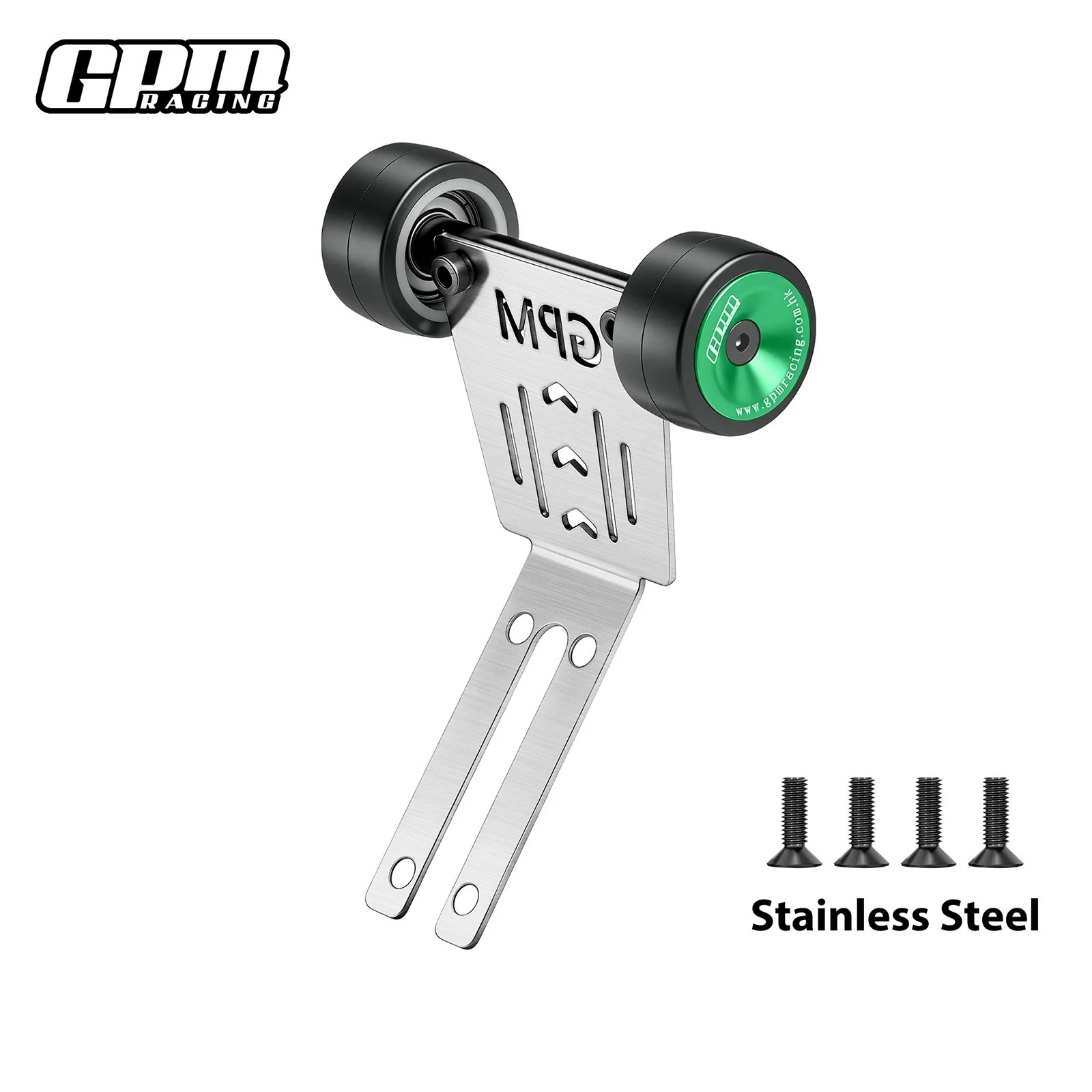 GPM roestvrijstalen lagerwielstang voor ARRMA 1/16 Mini Kraton 3S