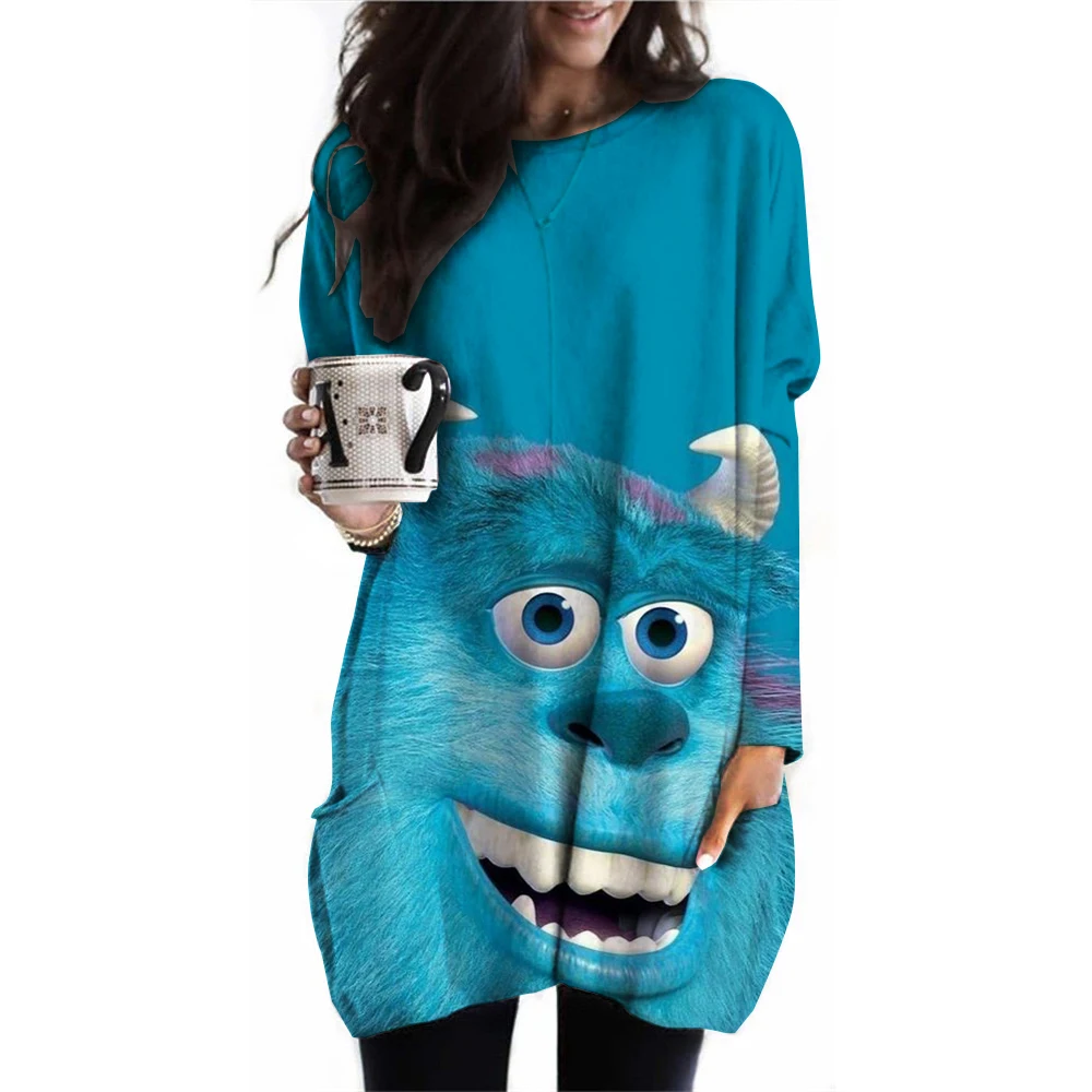 

Футболка с длинным рукавом, круглым вырезом и карманами