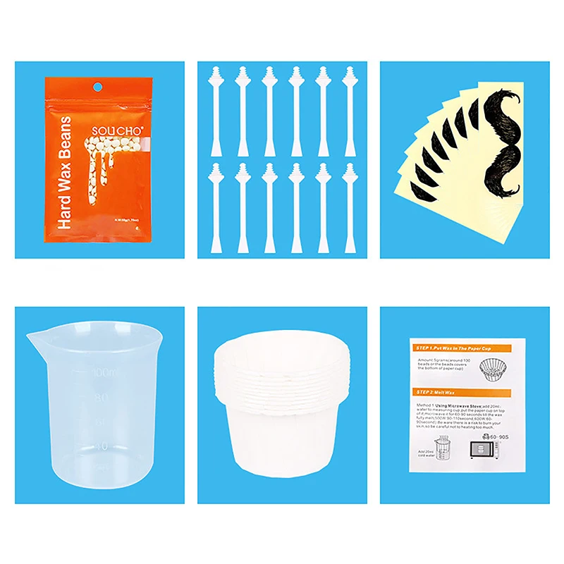 1Set 50g Nasal  Nose Hair Wax Kit Effective And Safe Nose Hair Removal Women For Men And Set Nose Hair Remover Waxing Nose 50g