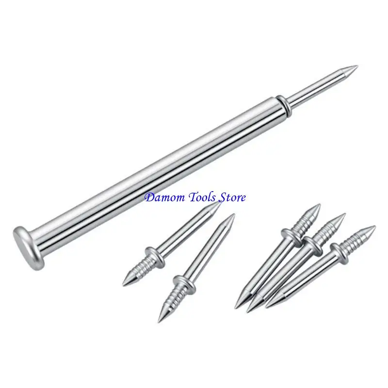 57BE 100/200pc Invisible Flush Fixing Nails Specially Produced for Solid Application