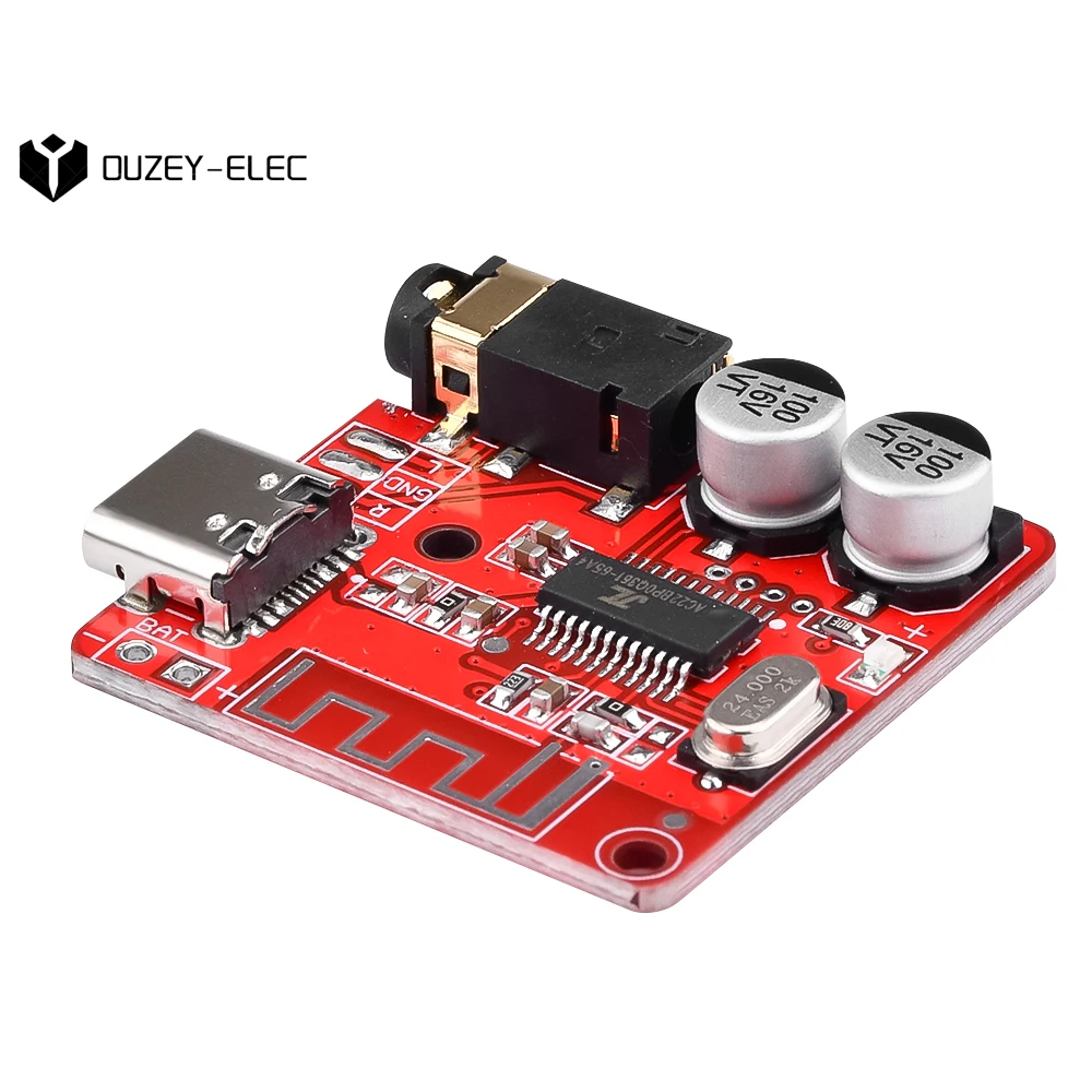 3W Car BT5.1 MP3 WAV Decoding Board Speaker Amplifier Audio Receiver Module Support A2DP/AVCTP/AVDTP AVRCP/HFP  Lossless Decoder