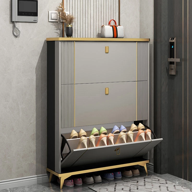 

Mini Mobile Shoe Rack Bedroom Bedroom r Hall Ultra Thin Tilting Shoe Closet Contain Storage Meuble Chaussure Furniture WWH100YH