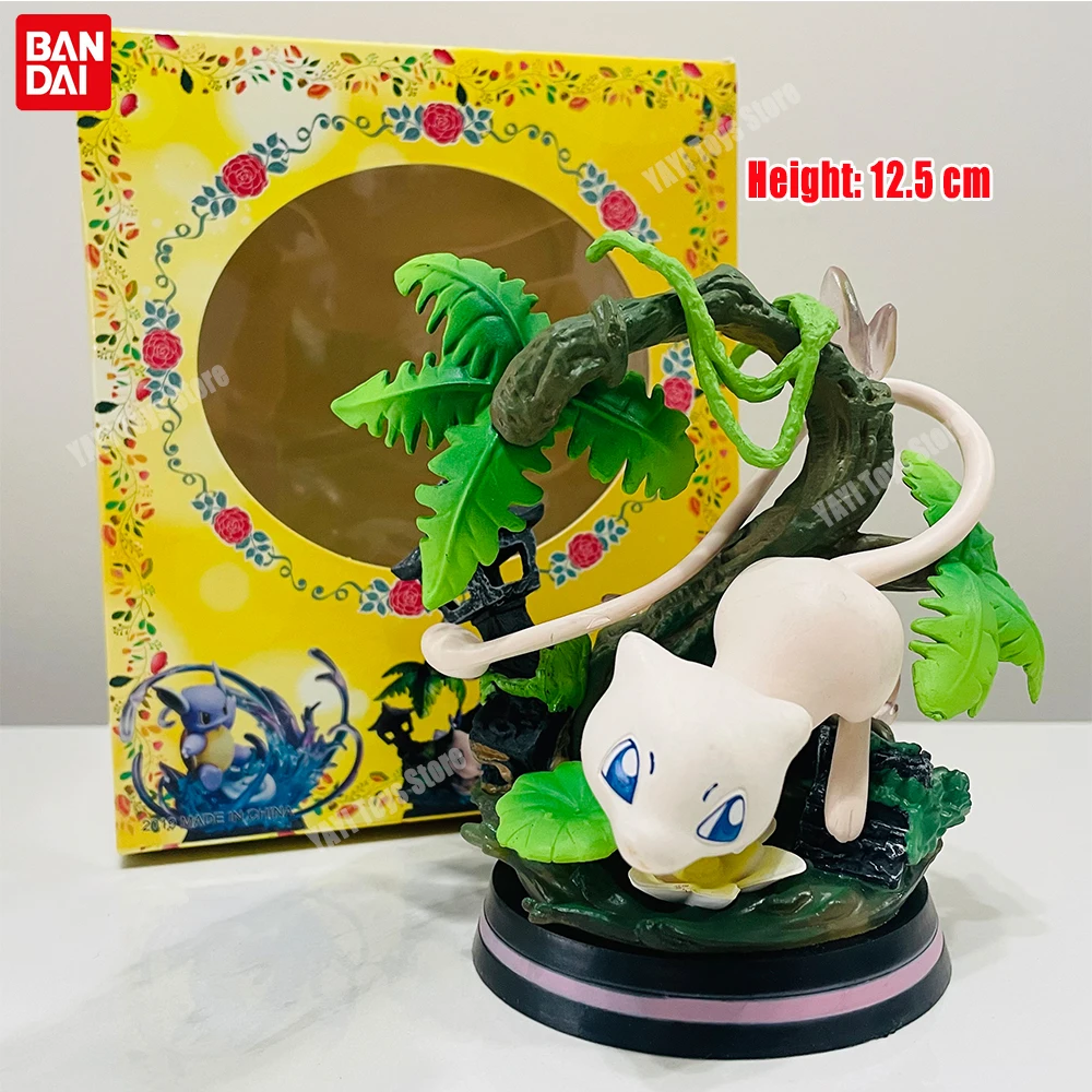 Hot Pokemon Anime Figure Bikachu Charizard Squirtle Bulbasaur Vulpix Scenes Version Figurine Toys PVC Model Collection Dolls