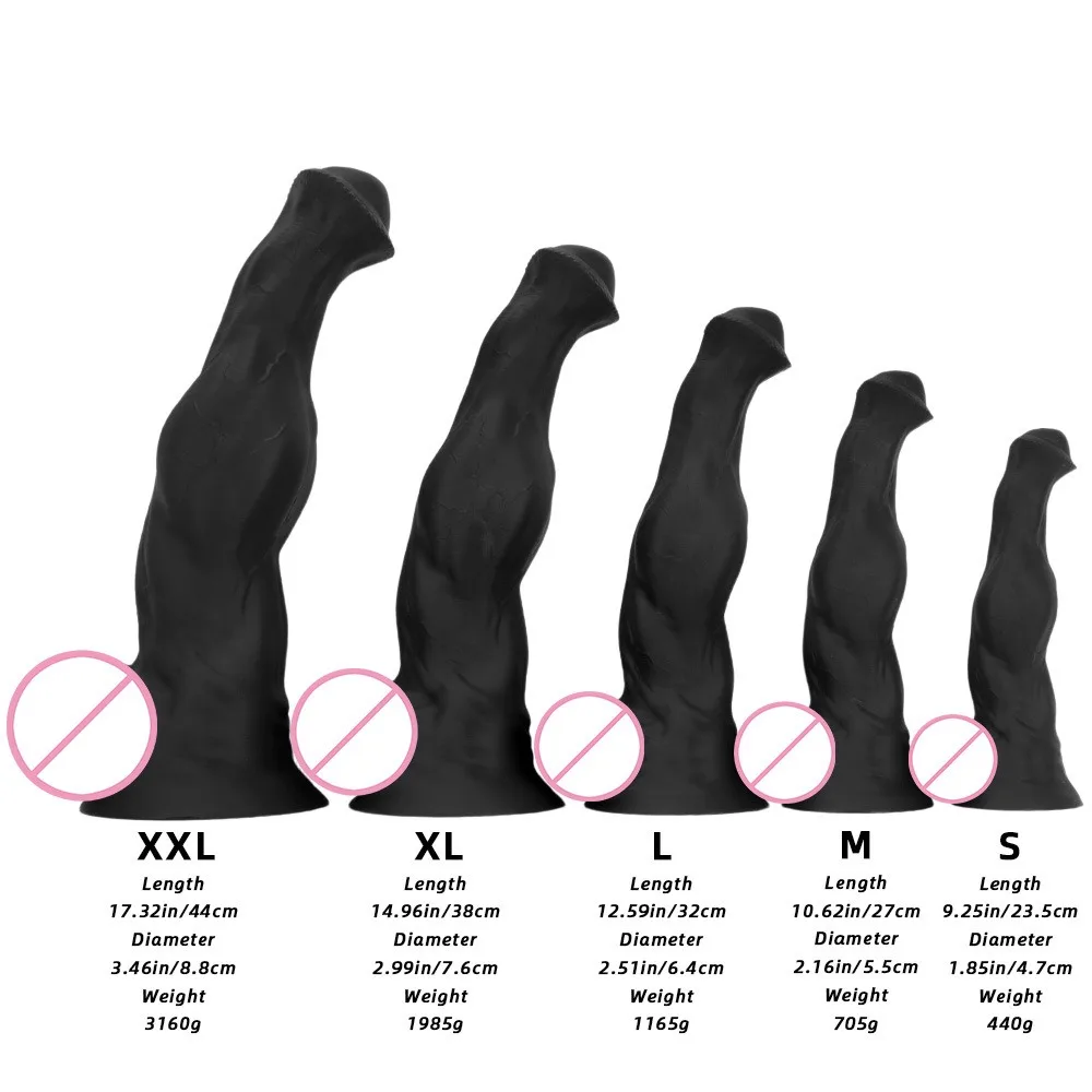 Super Huge Horse Dildo Strong Muscular Male Animal Big Penis Sex Toy Suction Cup for Female G-spot Stimulation Anal Masturbation