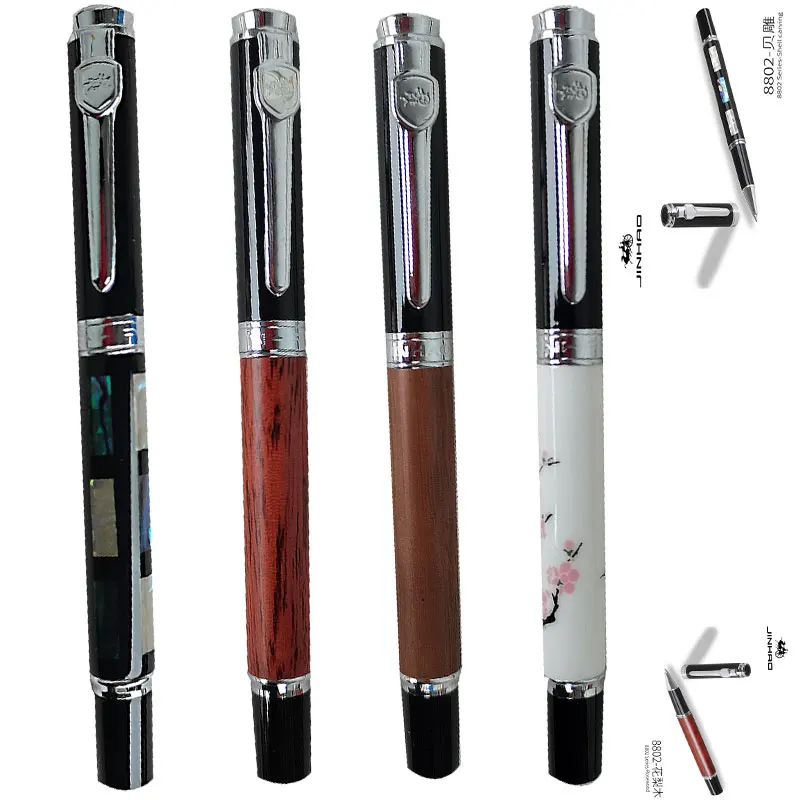 

Jinhao 8802 Plum Blossom Rollerball Pen Metal And Porcelain Pen Luxury Ink Pens For Writing Calligraphy Office School Supplies