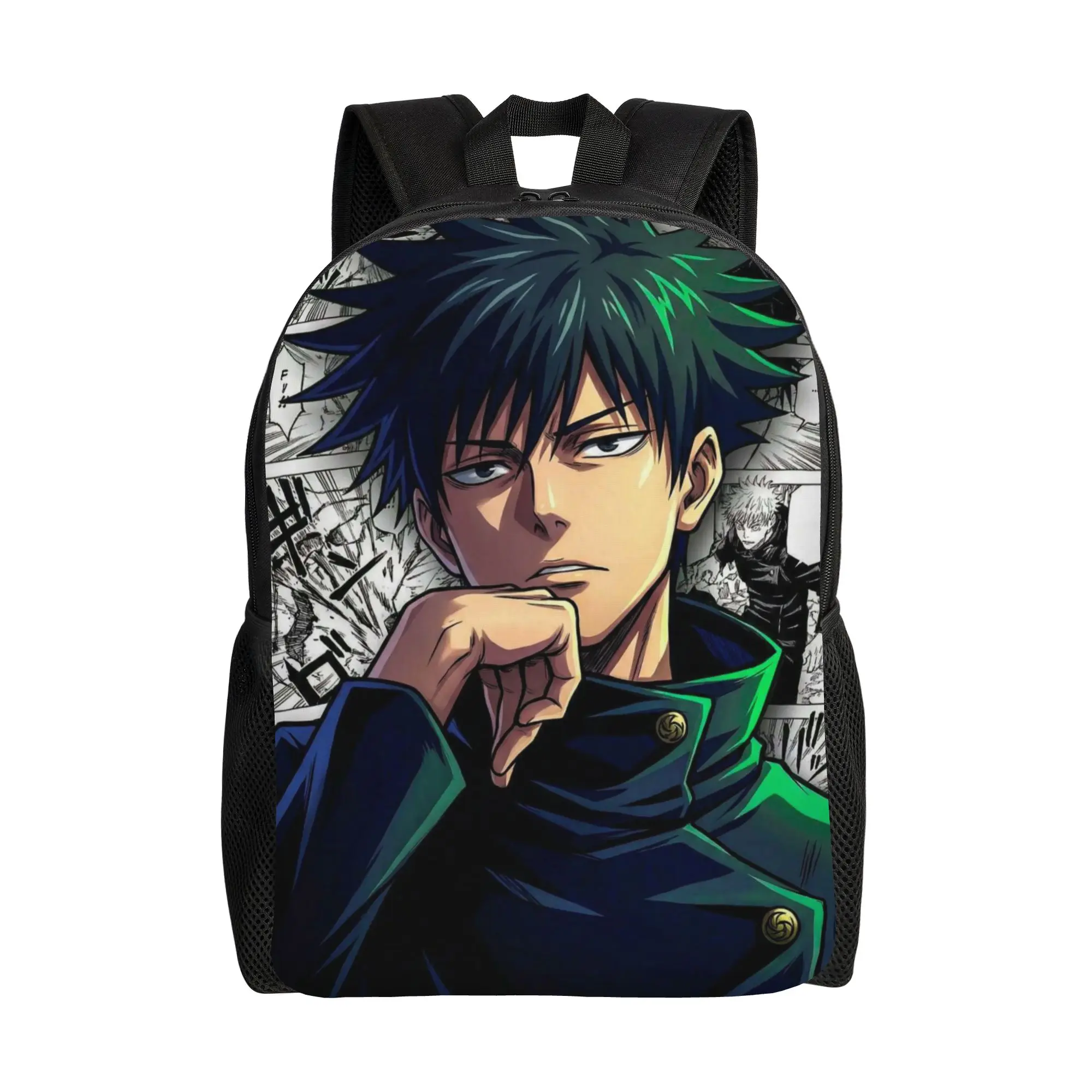 

Back to school season Megumi Fushiguro (15) Bookbag Jujutsu Kaisen Teenager Fashion Backpack