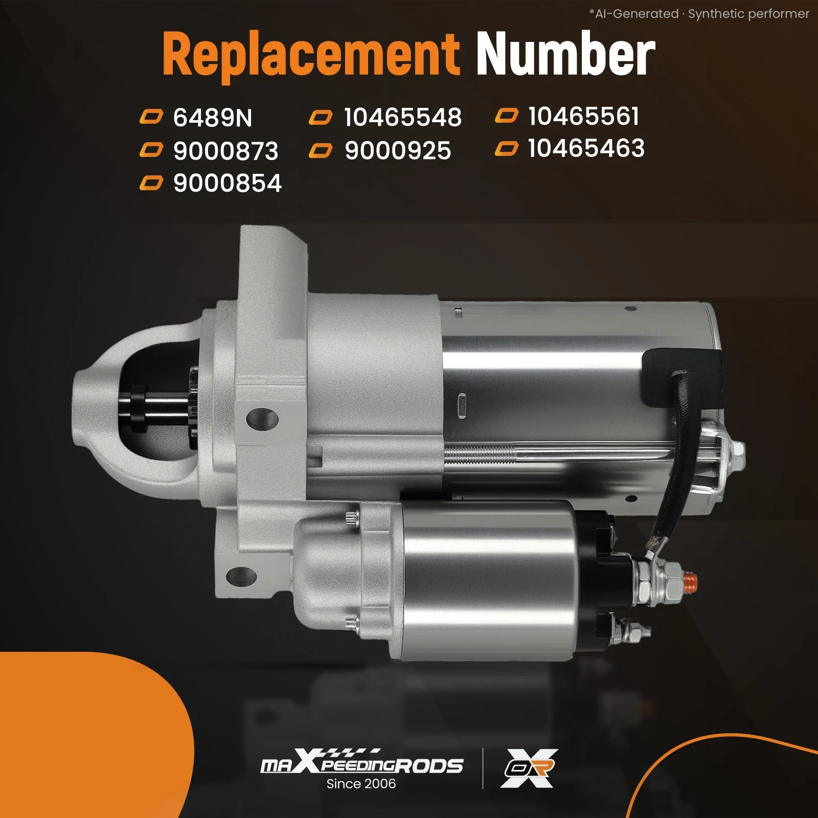 Starter Motor for Chevrolet Express GMC Savana 4.8L 2003 10465463 12V PMGR
