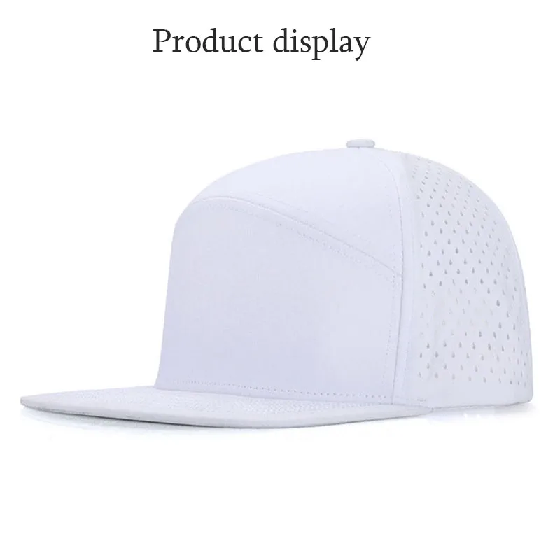Individuell besticktes Logo, 6-Panel-Snapback-Cap, atmungsaktive Baumwolle, für Herren und Damen, atmungsaktive Outdoor-Baseballkappe, Hip-Hop-Mütze – Detail 10