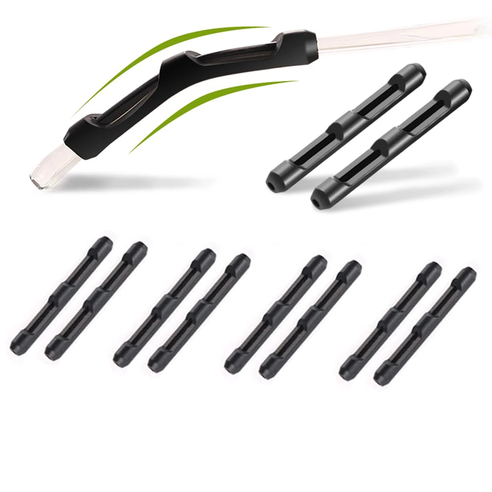 Eyeglass Ear Cushions - Soft Silicone Glasses Ear Grip Temple Tips Eyeglass Pads Anti Slip Eyeglasses Ear Hook Comfort Sport