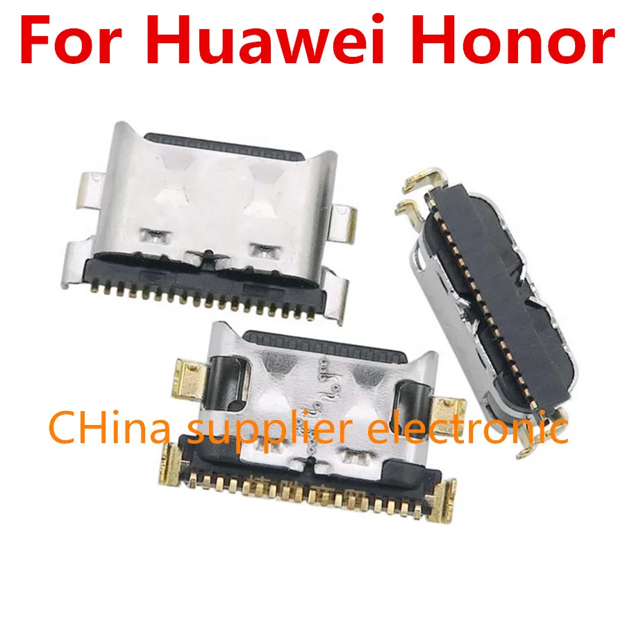 10pcs-200pcs For Huawei 90 90pro Nova7 8 9 10 10SE pro  Honor 30 80  X30 USB Charging Connector Plug Dock Socket Port tail plug