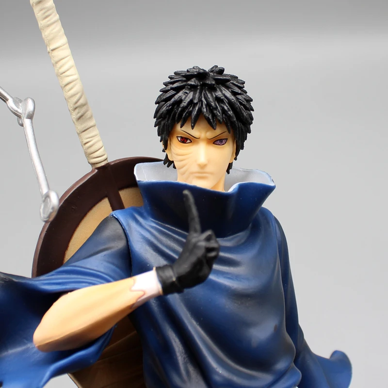 TAKARA TOMY Uchiha Obito 14" Animation Figure Face Changing Doll, Anime Model Ornamental Garage Kit Ornaments Decoration