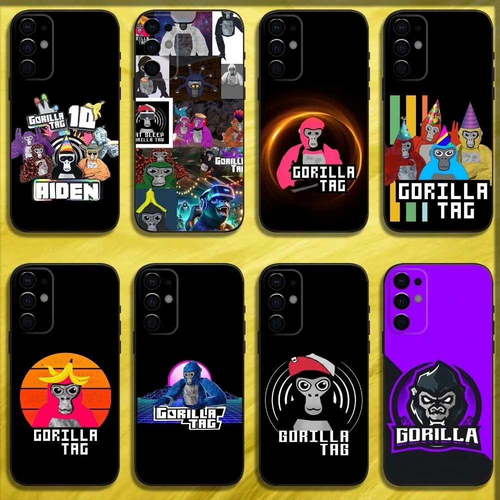 

Monkey G-Gorilla TagS Game Phone Case For Samsung S24,S21,S22,S23,S30,Ultra,S20,Plus,Fe,Lite,Note,10,9,5G Black Soft Cover