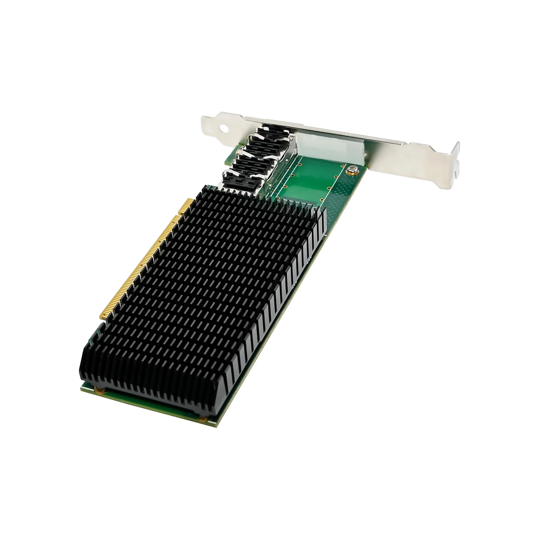 SUNWEIT ST7340 PCIe x16 E810 ألياف واحدة 100G QSFP28 Server NIC