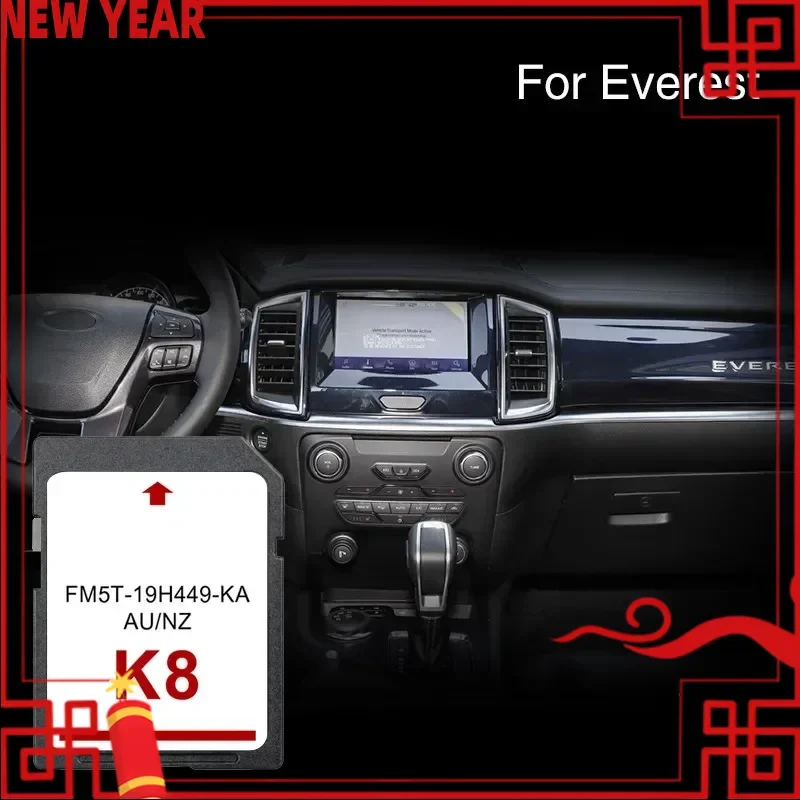 

Suitable for Ford Everest K8 Sync2 8GB Navi SD Map Card Cid Cover Austrial New Zealand Country