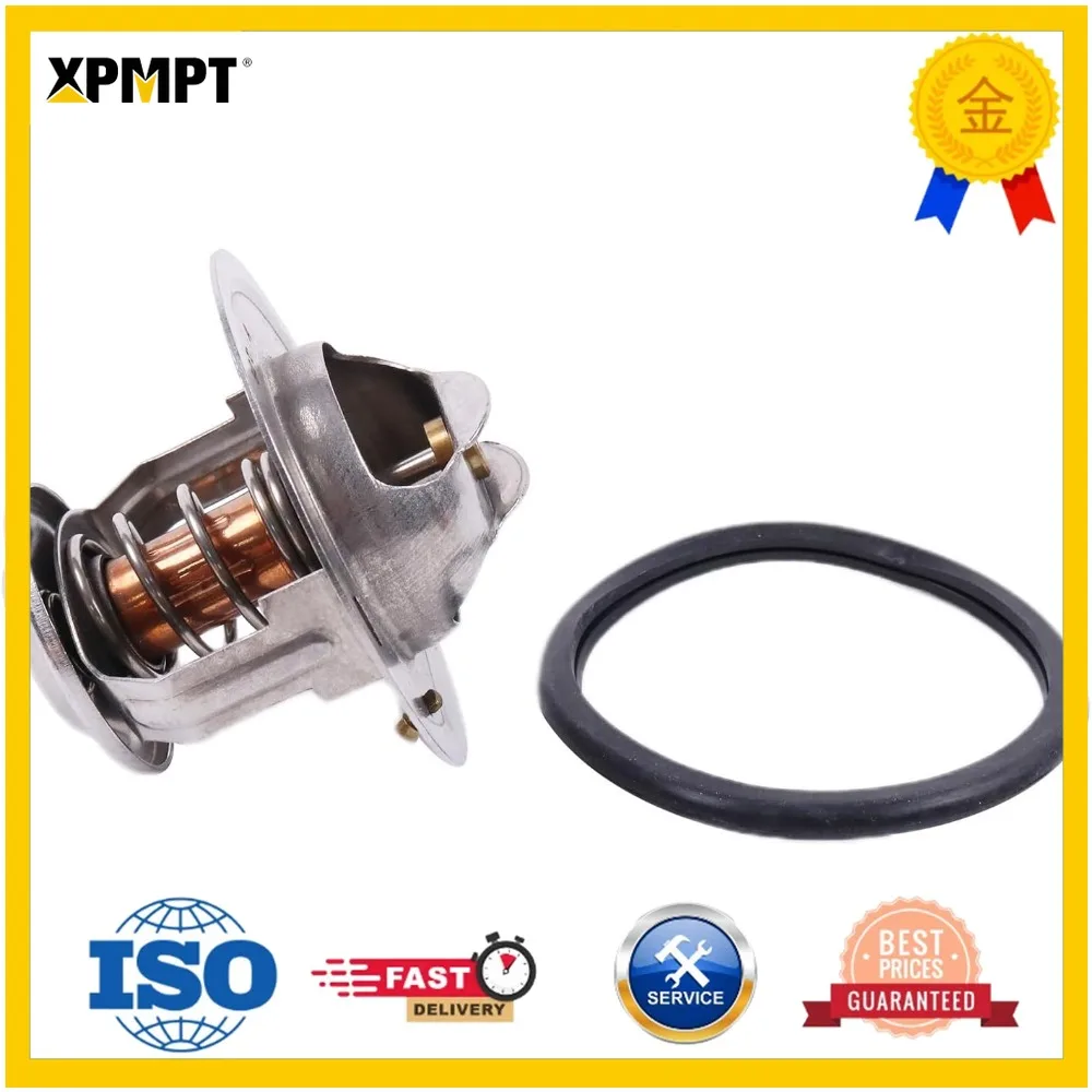 Thermostat ME994276 ME995300 Compatible for Mitsubishi 6D14 6D15 | 6D16 6D24 Kobelco SK290LC SK330LC Excavator