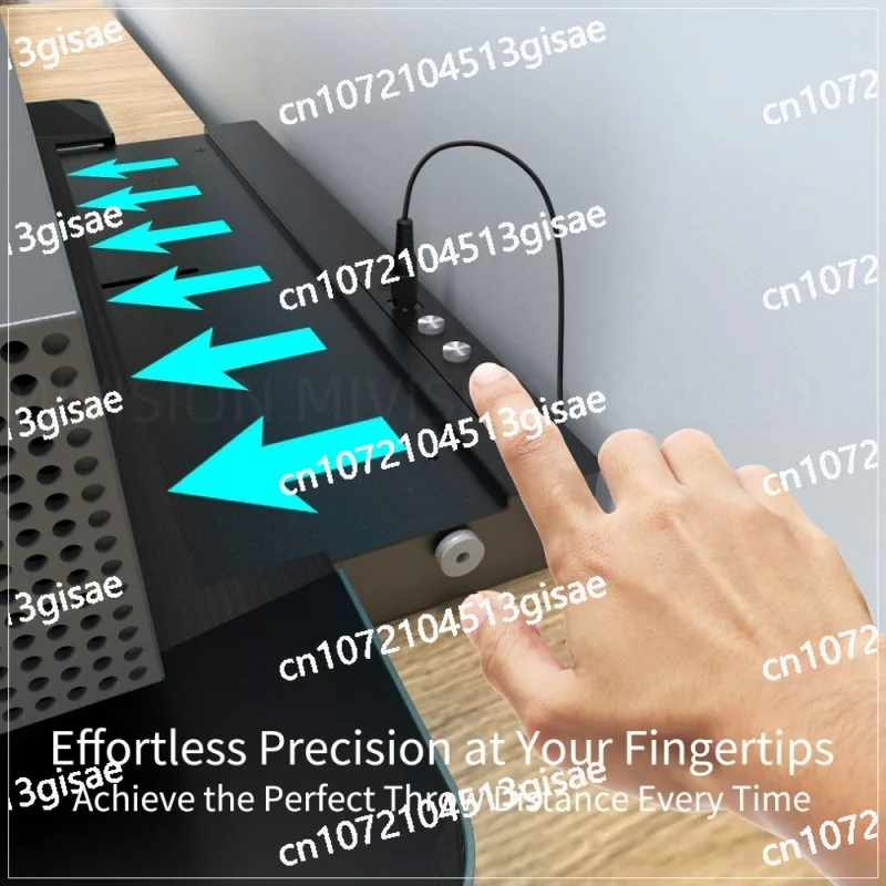 para projetor laser ultracurto - bandeja deslizante automática azul profundo/dourado/tira