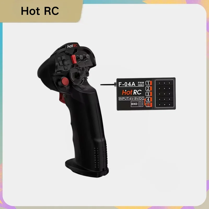 Радиосистема HotRC DS-04A CT-06A DS-600, комплект передатчика и приемника 2.4G для радиоуправляемых машин, лодок, роботов, самолетов, игрушек, аксессуары и запчасти