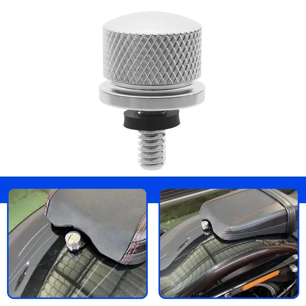 

NEW Billet Aluminum Rear Fender Seat Bolt Screw Chrome For Harley XL Dyna Softail Touring 1996-Later Motorcycle Accessories