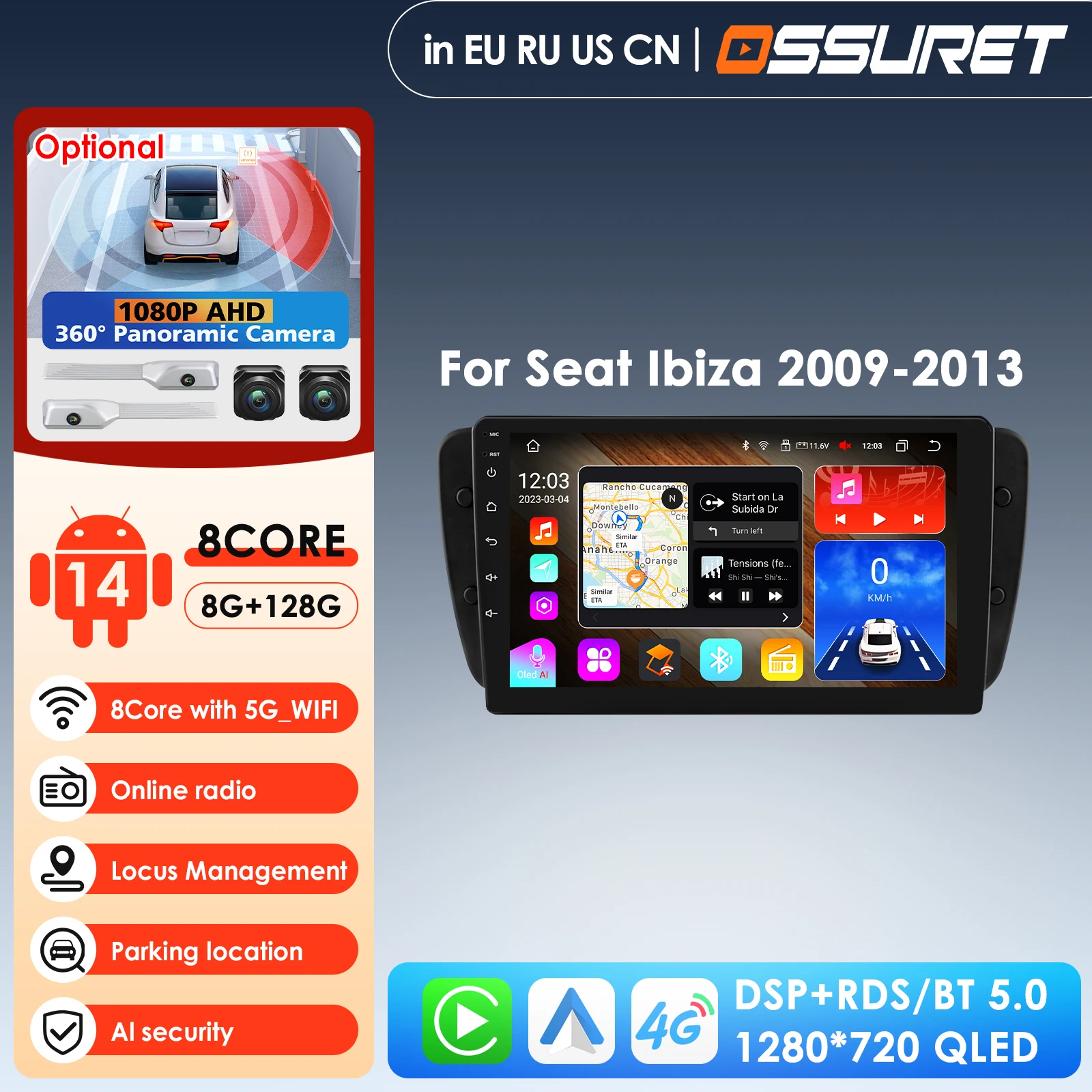 Android 14 Car Radi…