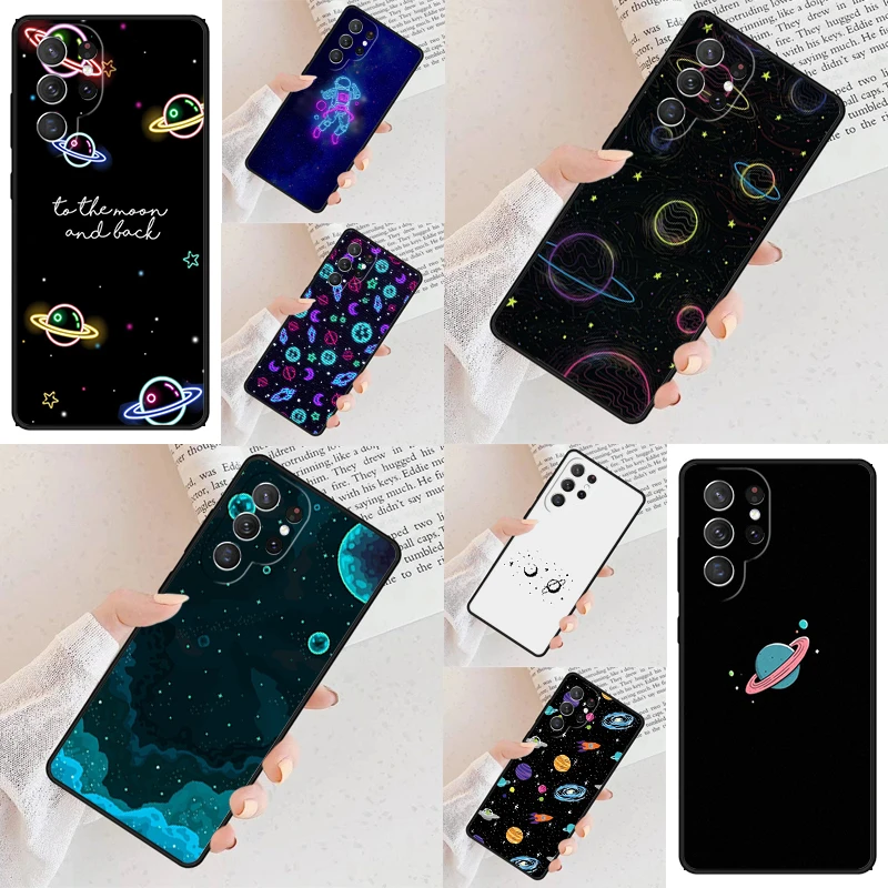 SPACE Cell Phone Case for Samsung Galaxy S26 Ultra S25 S24 S23 S22 S21 S20 Note10 Cover