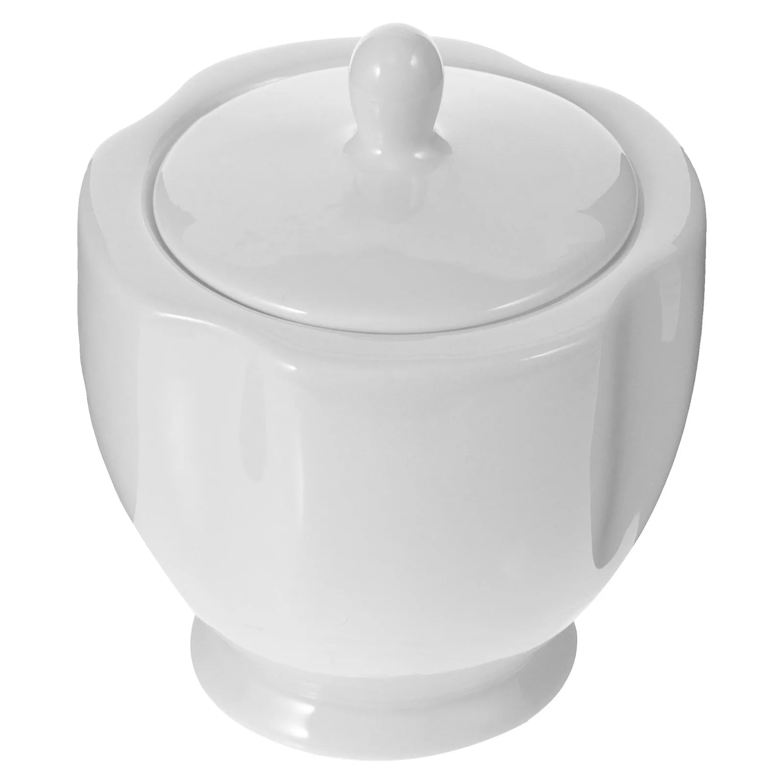 

Ceramic Sugar Jar Lid Exquisite Workmanship Multi-Purpose Container Kitchen Dining Table Seasoning Pot Storage