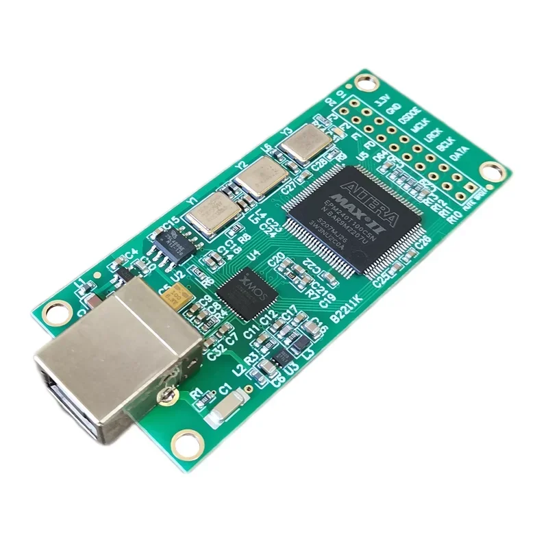 

XMOS XU208 Модуль цифрового интерфейса USB USB к шаговую плату I2S/IIS DSD256/PCM384