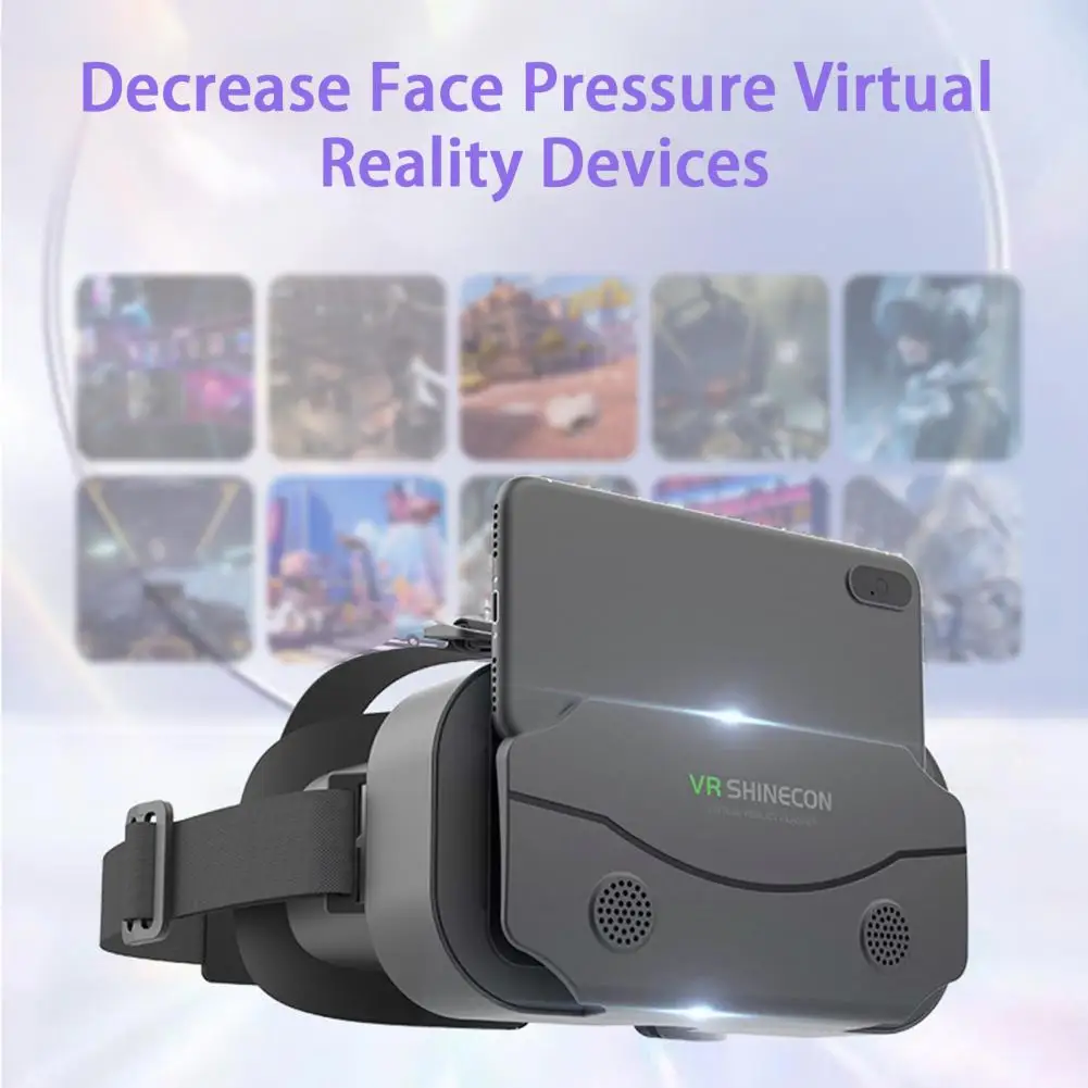 Ergonomic Excellent Widely Compatible VR Glasses Headset HD compatible Eye Lens Game Accessories