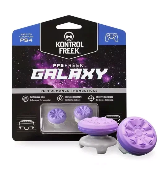 KontrolFreek stik Analog PS5, stik pengontrol performa, Joystick PS5 High-Rise FPS Freek Galaxy untuk Playstation PS4 X-360