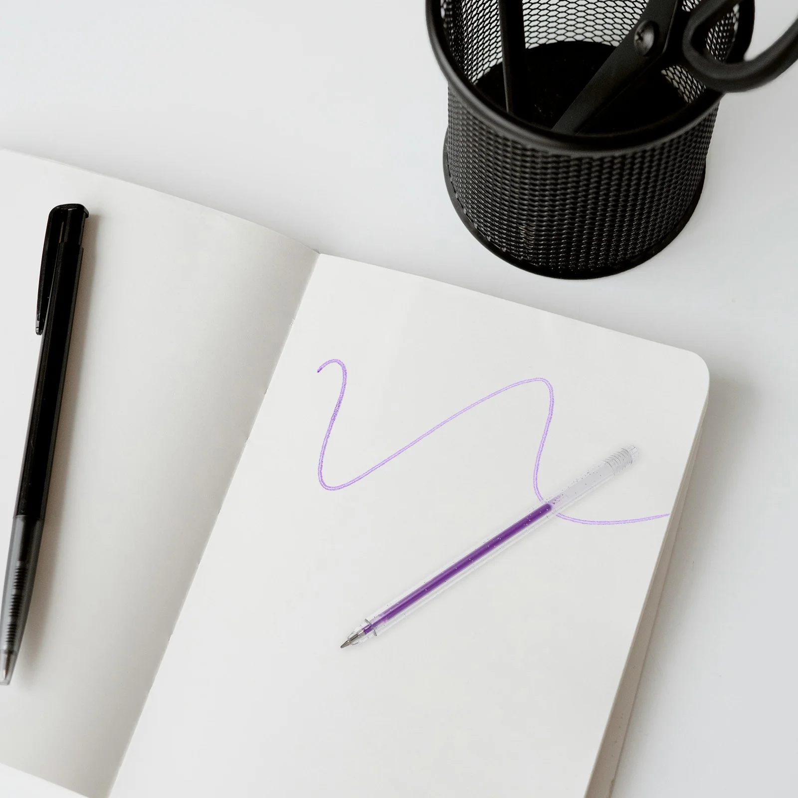 

8Pcs Glitter Pen Set Handwriting Markers Multipurpose Gel Pens for Scrapbooking Drawing DIY Craft Writing Office Supplies