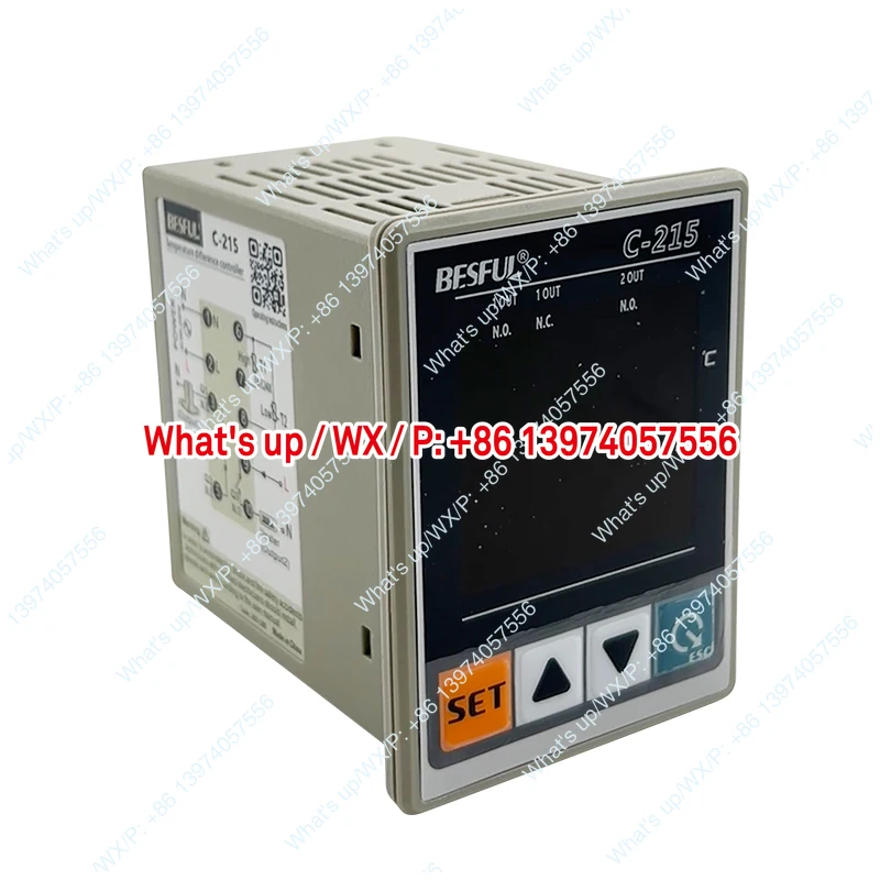 BESFUL temperature difference controller C-215 temperature difference meter with 2sensing lines, temperature controller LC215b +